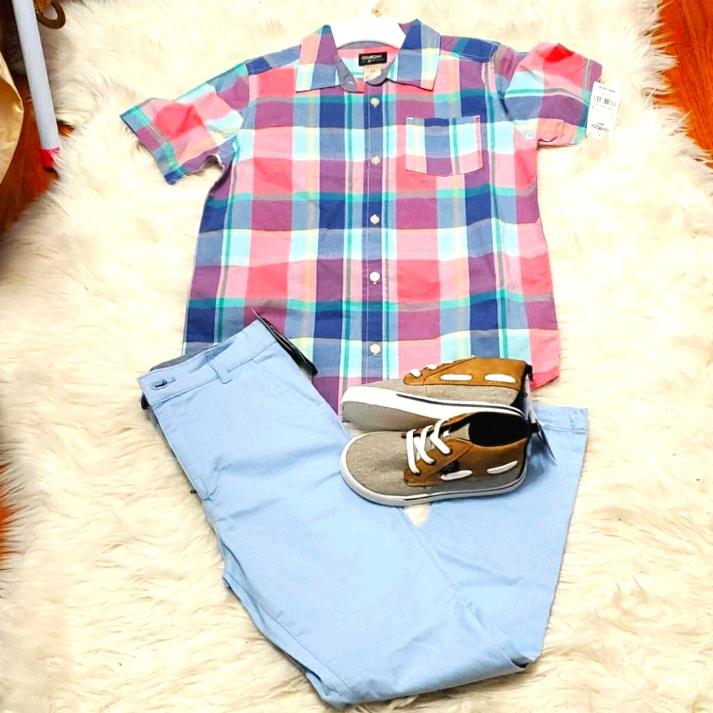 NWT: OSHKOSH B'GOSH BIG BOYS STRETCH PANTS